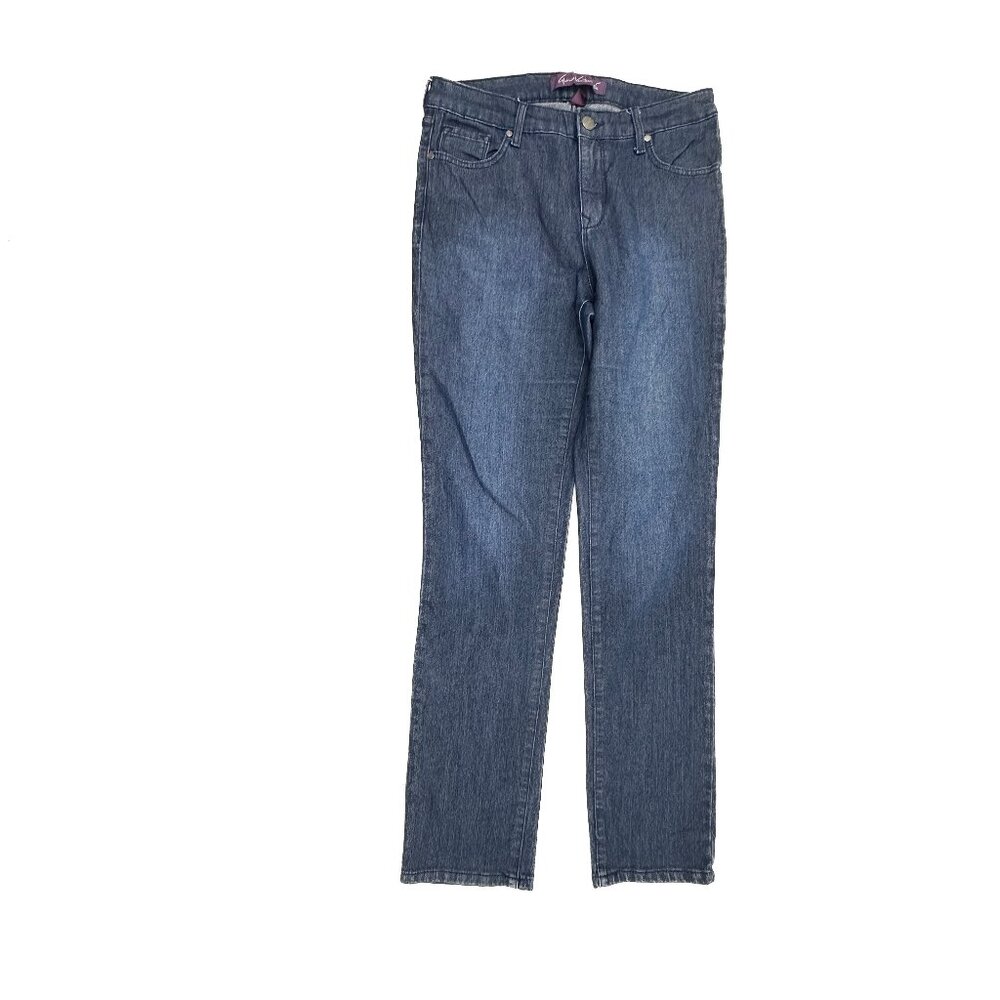 Gloria Vanderbilt Straight Leg Women's size 6 Dark Wash Blue Denim Jeans